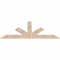 Ekena Millwork Saratoga Smooth Timber Gable Bracket, Douglas Fir, 72"W x 30"H x 1 1/2"D x 5 1/2"F, 10/12 Pitch GBW072X30X0206SAR00SDF - alternate 2